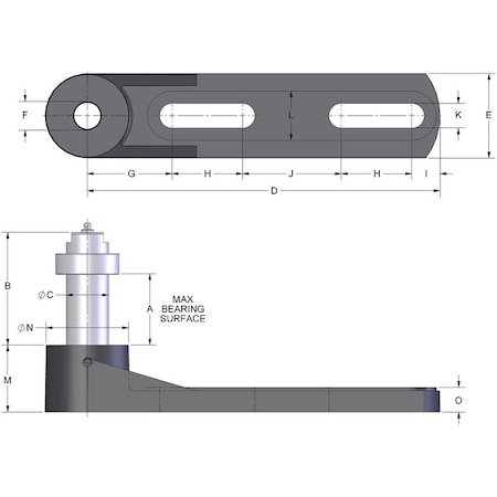 Brewer Machine & Gear Vertical Mount Tensioner, Adjustable, Heavy MVL